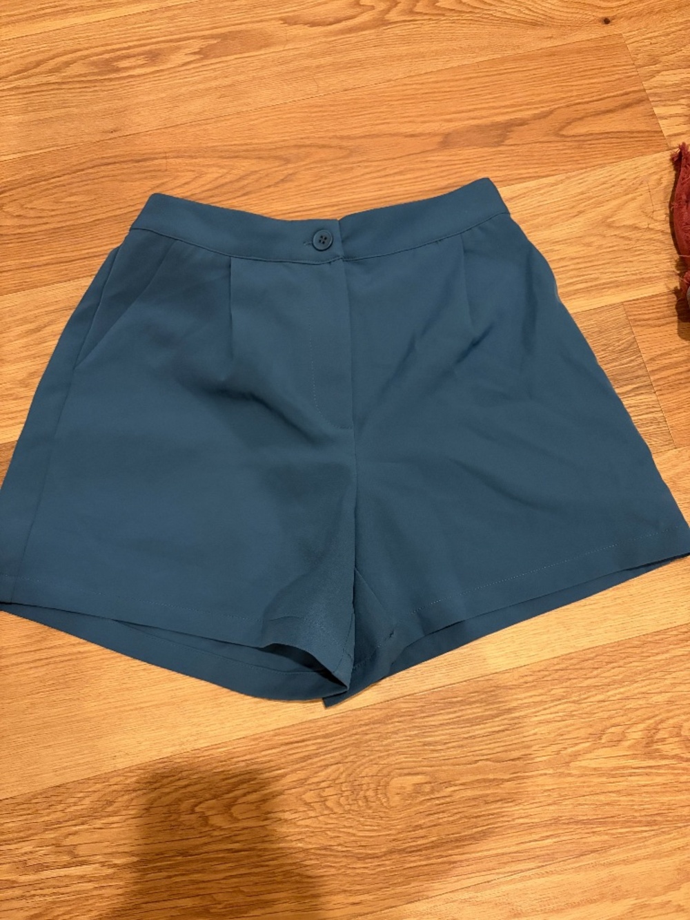 Dressy Teal Shorts
